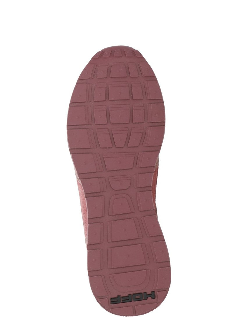 Hoff Burgundy Suede Round Toe Sneakers