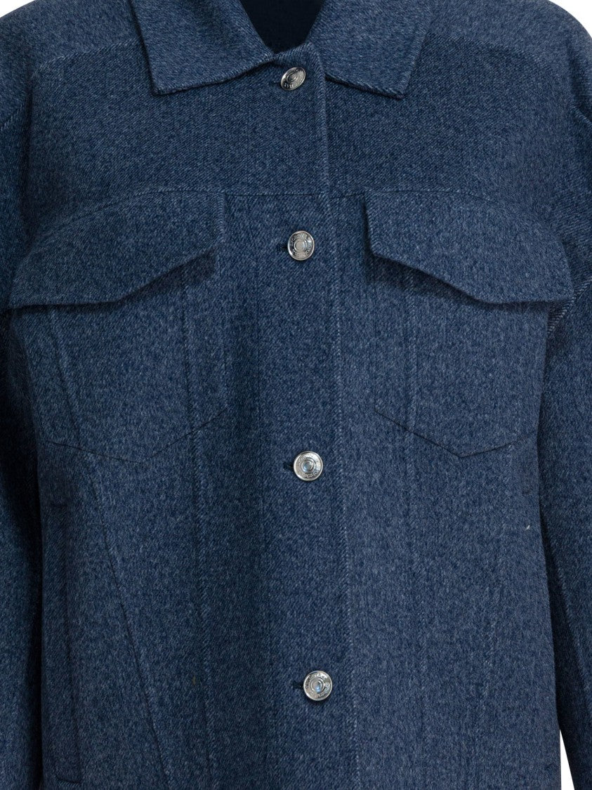 Max Mara Wool Overshirt Jacket