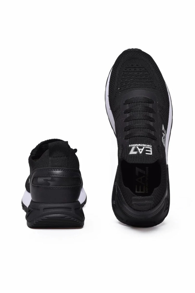 Ea7 Emporio Armani Polyester Sneakers - Black/White