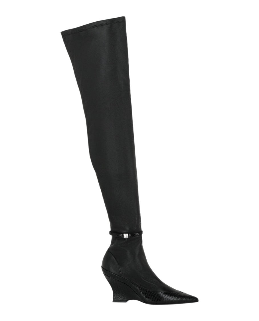Givenchy Raven Over-The-Knee Boots In Leather