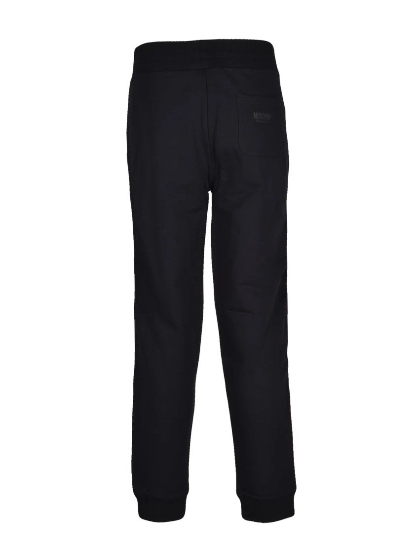 Moschino Close-Fitting Track Pants With Drawstring Waistband And Signature Branding