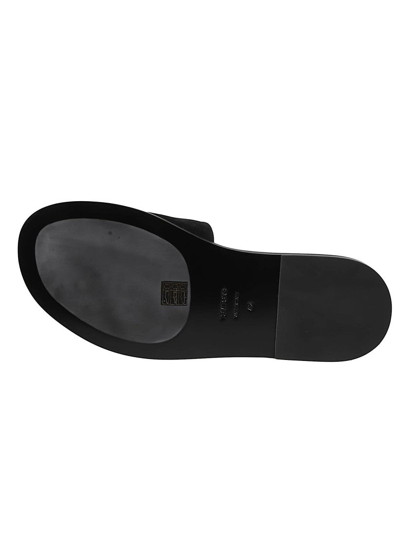 Tom Ford Kai Minimalist Black Calf Leather Slides