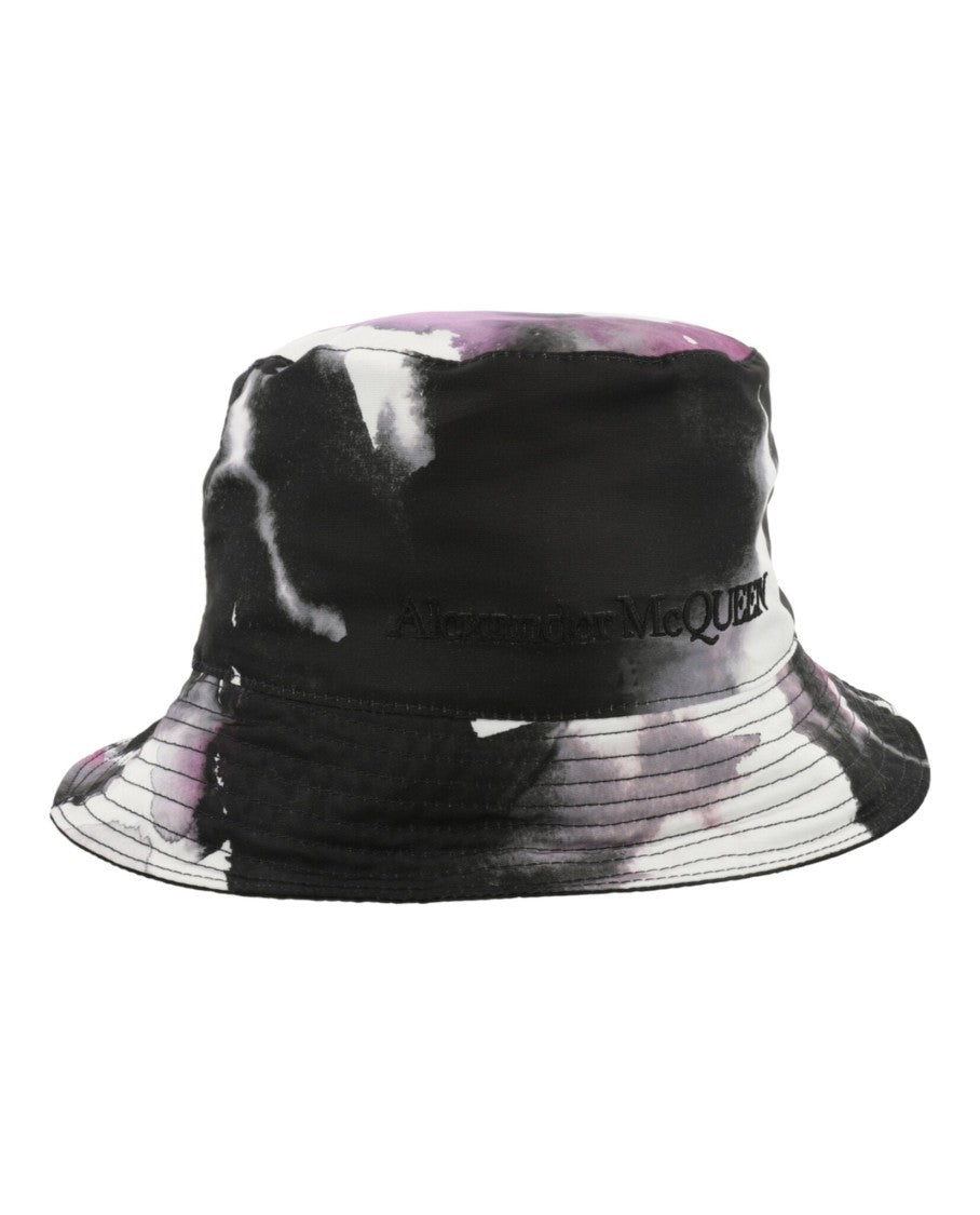Alexander Mcqueen Watercolor Reversible Bucket Hat