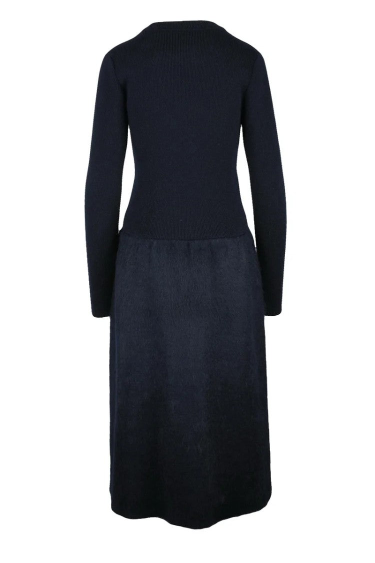 Fabiana Filippi Long Knit Dress - Black