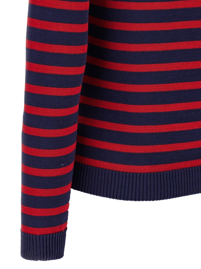 Valentino Garavani Striped Cotton Sweater