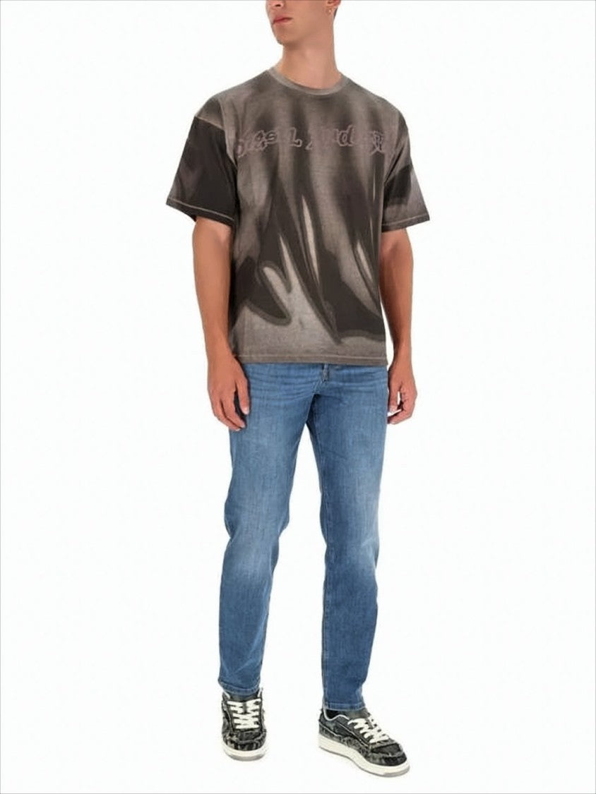 Diesel Straight-Leg Denim Pants With Subtle Fading