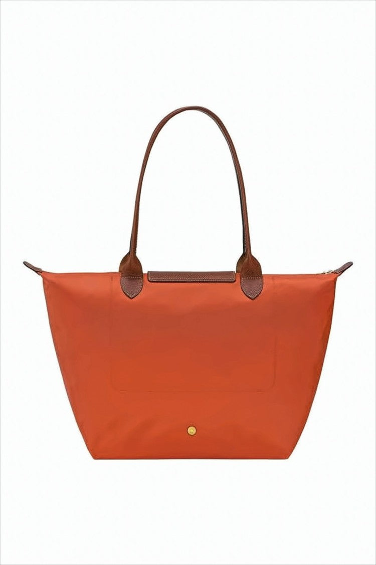 Longchamp Spacious Orange Tote Bag