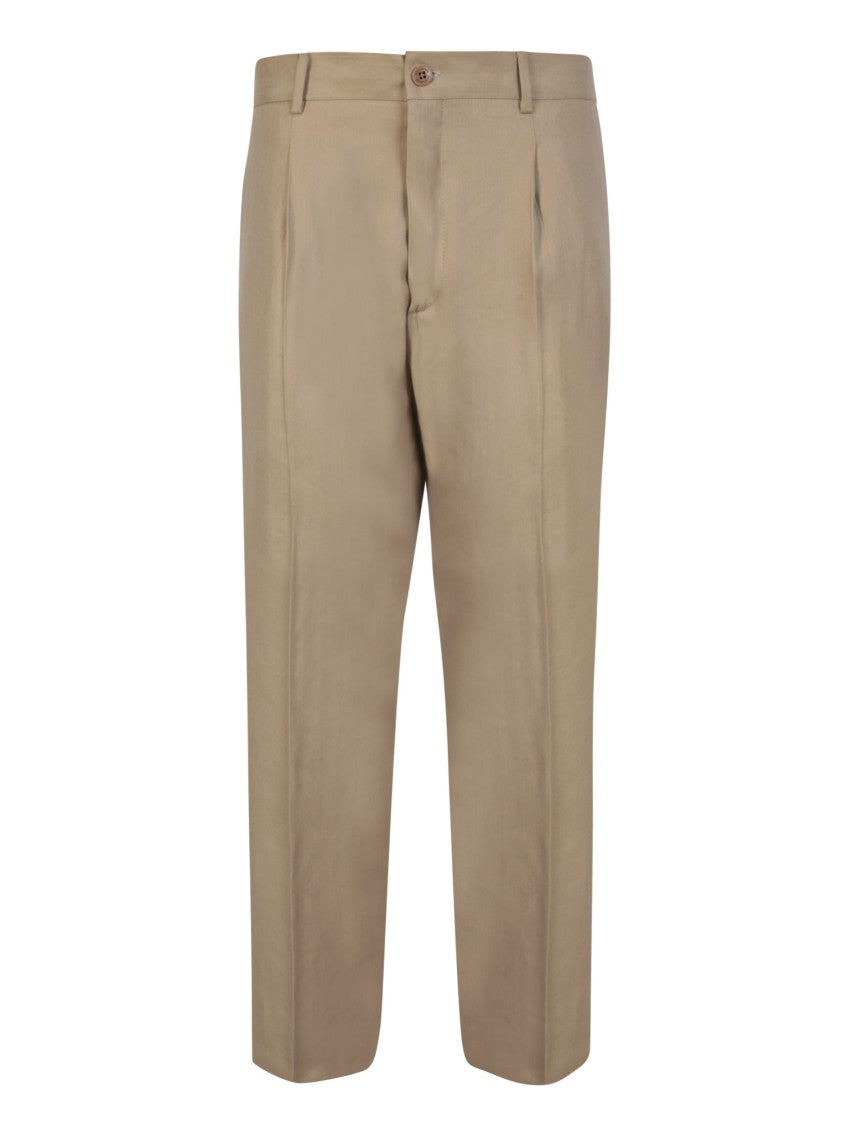 Costumein Beige Straight Leg Trousers