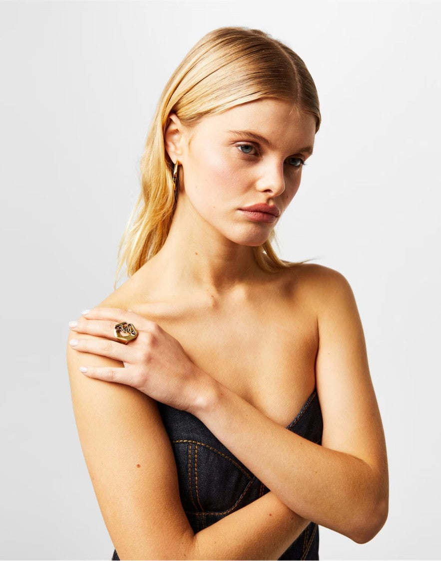 Alexander Mcqueen Seal Logo Ring