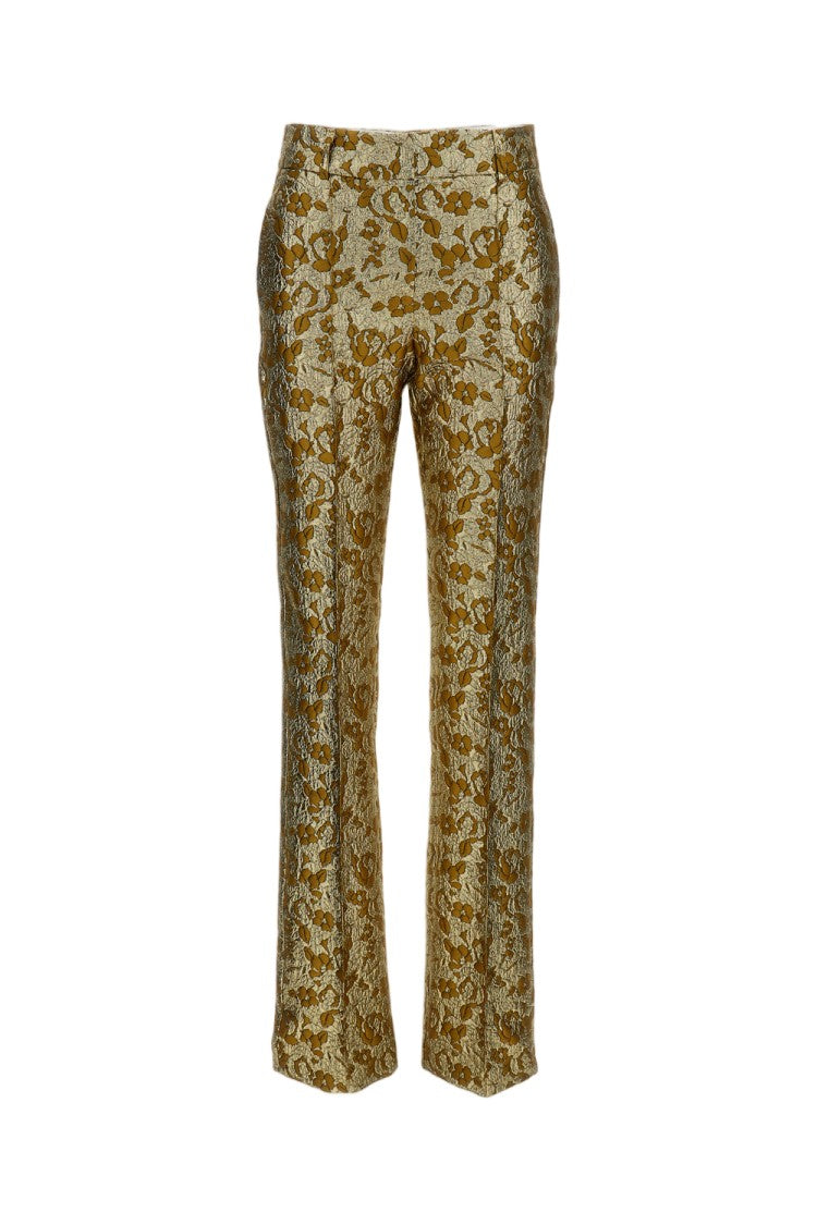 Des Phemmes Jacquard Tailored Trousers