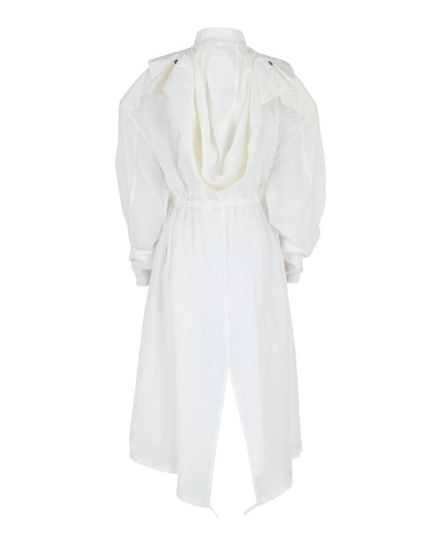 Ferragamo Long-Sleeved Hooded Trench Coat