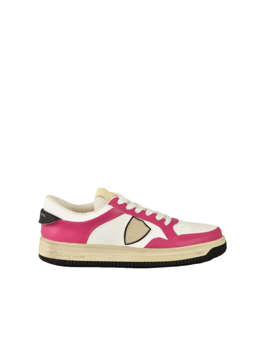 Philippe Model Rubber Sneakers - White/Fuchsia