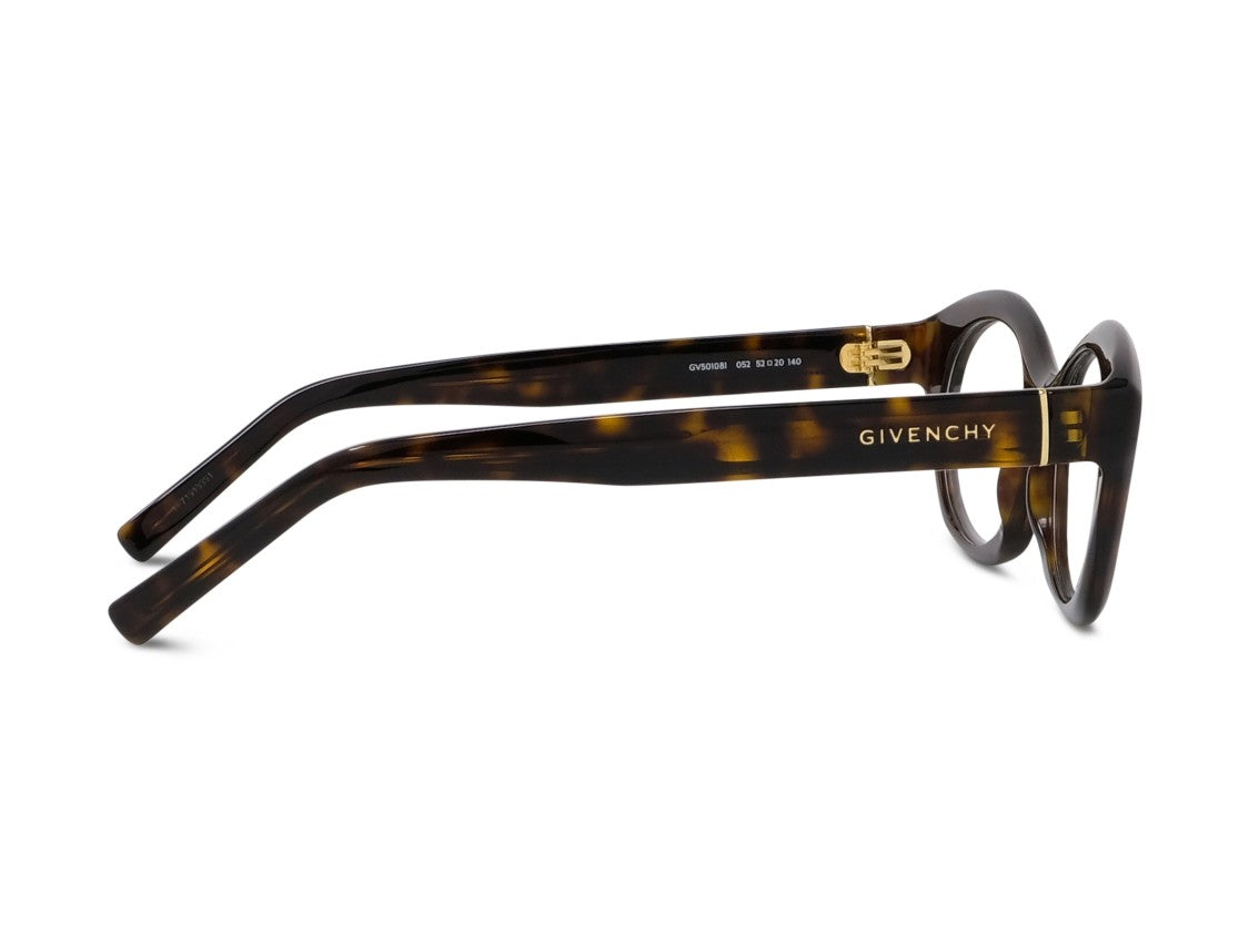 Givenchy Gv50108i Rounded Oversized Tortoiseshell Eyeglasses