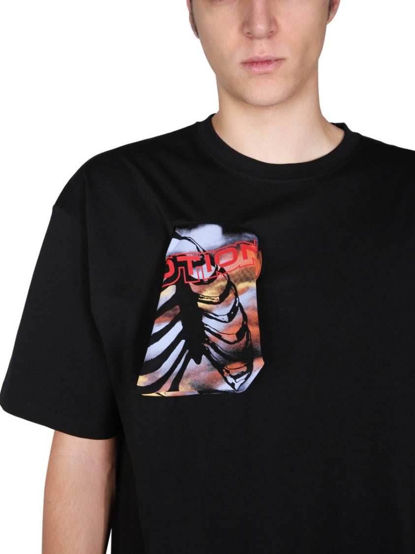Raf Simons Graphic Print Crew Neck T-Shirt
