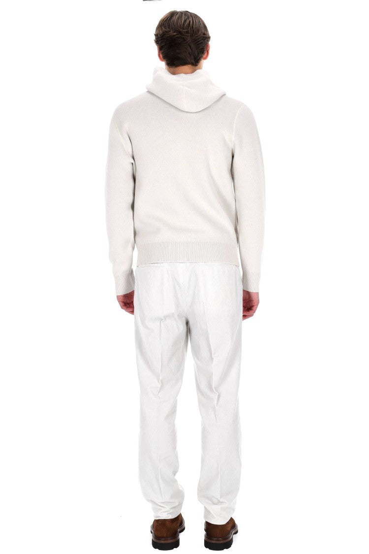 Eleventy Full-Zip Wool Hoodie
