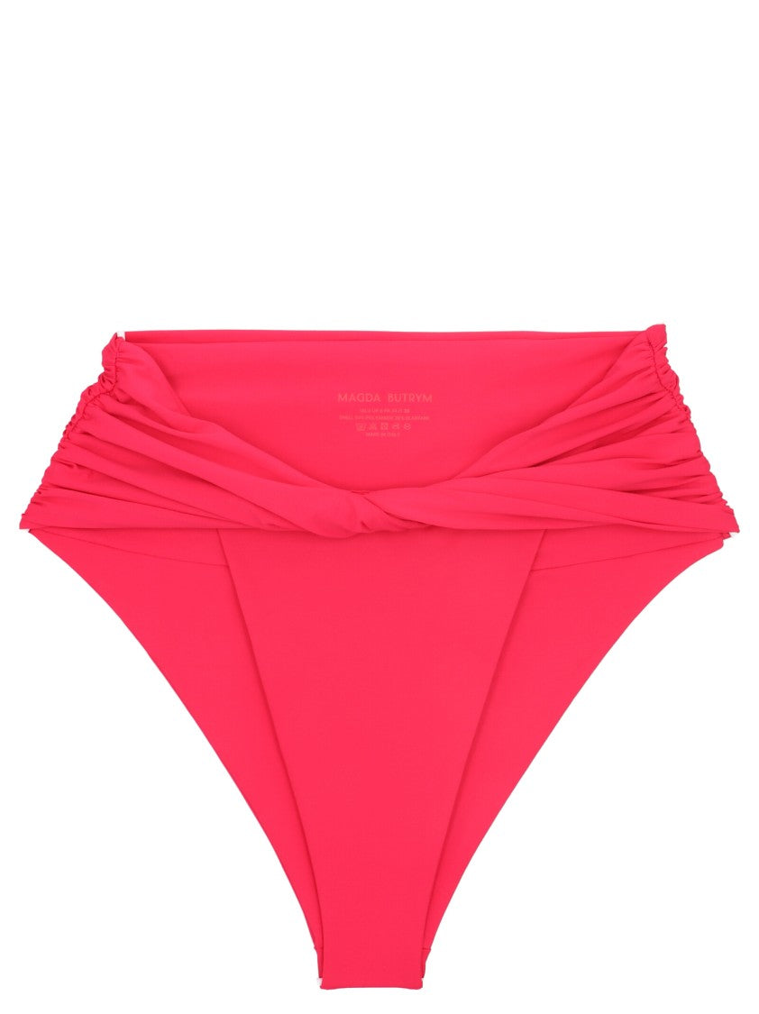 Magda Butrym Twisted Bikini Briefs With High-Rise Design And Detail