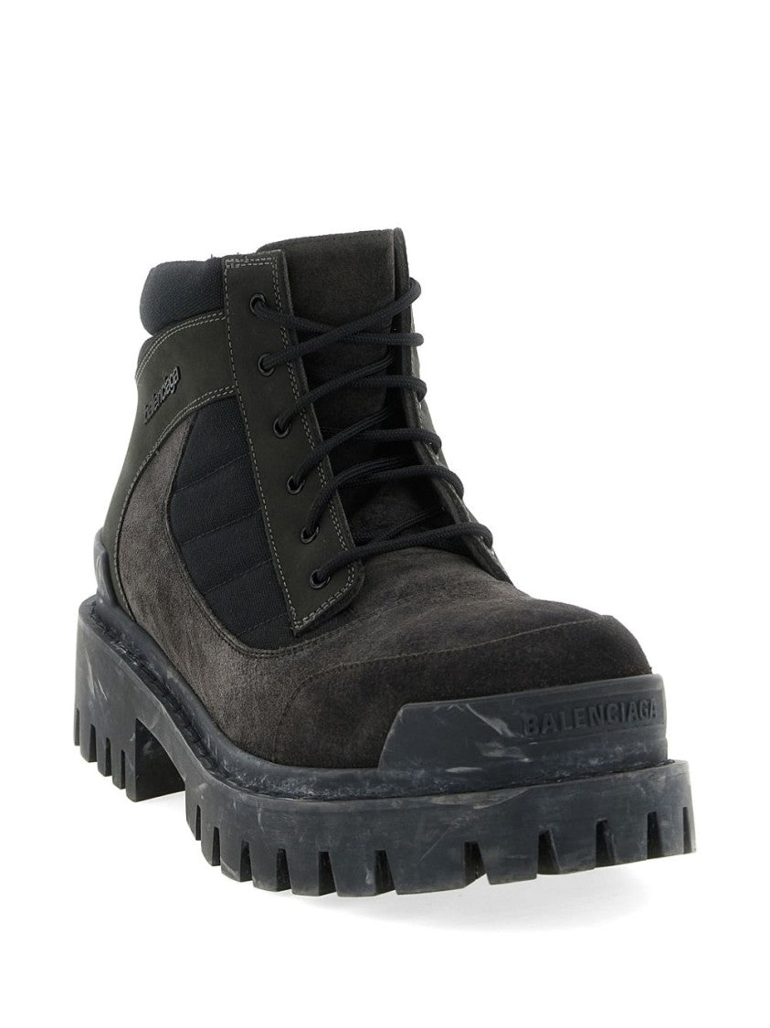 Balenciaga Padded High-Top Marbled Sole Sneakers