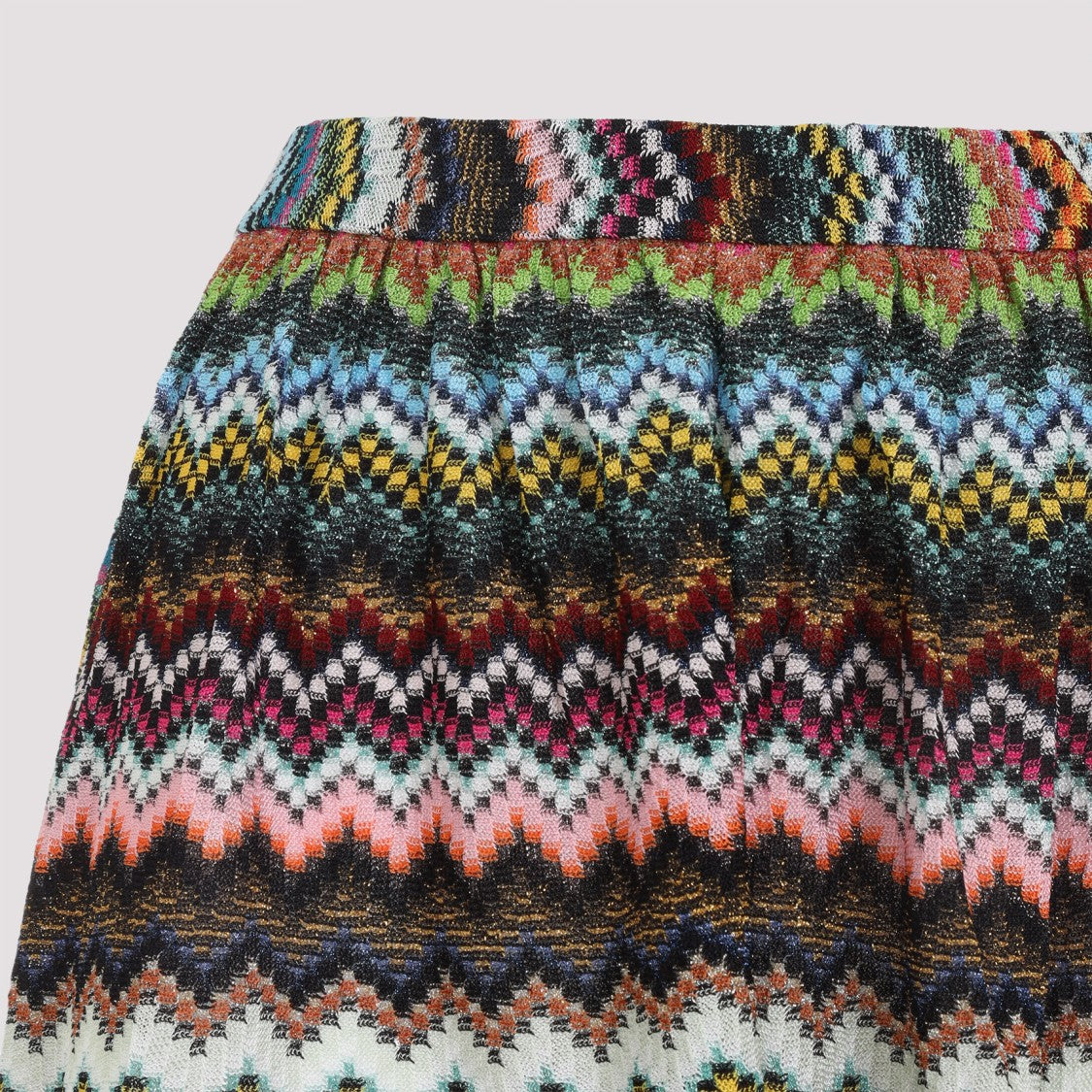 Missoni Zigzag Pattern Bermuda Shorts With Elastic Waistband
