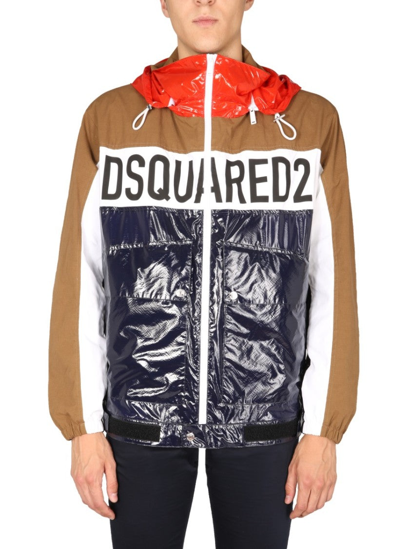 Dsquared2 Technical Fabric Bomber Jacket