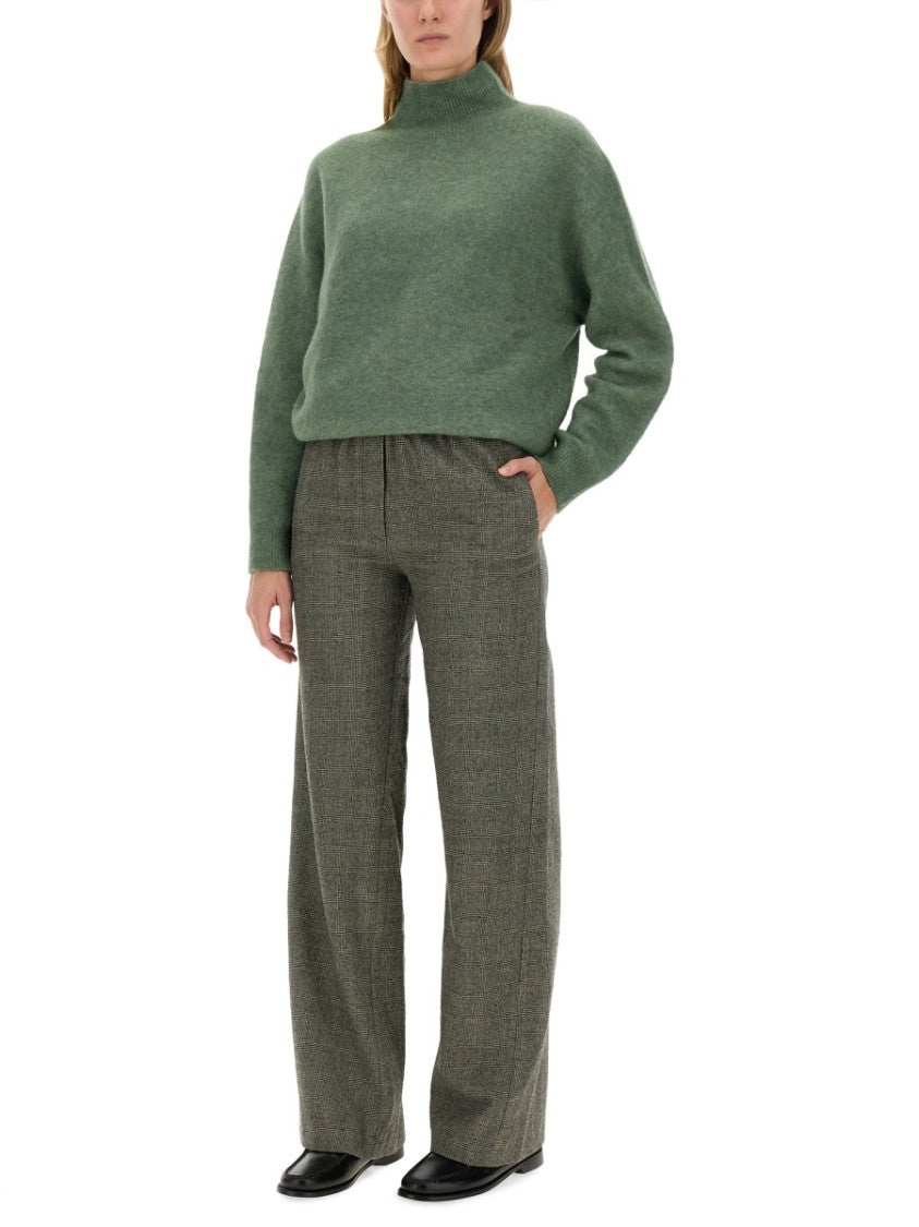 Alysi Relaxed-Fit Turtleneck Sweater With Dropped Shoulders