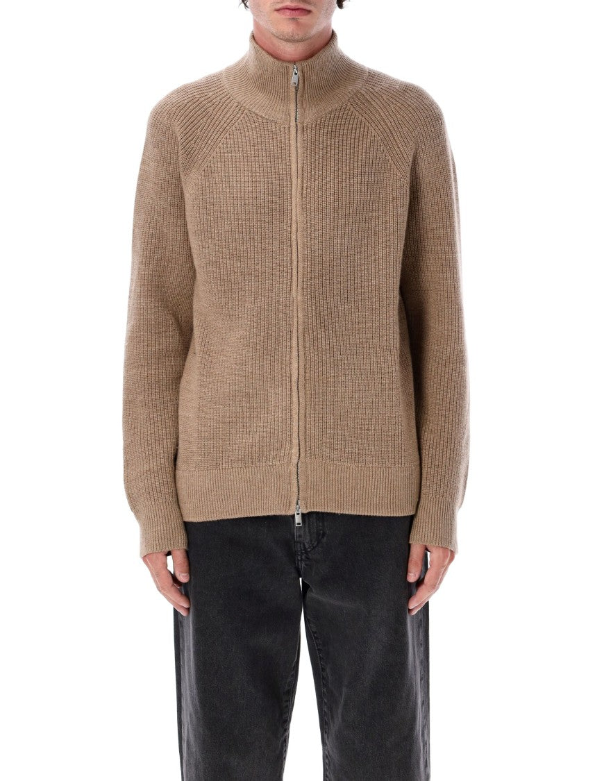 Isabel Marant Benet Ribbed High Collar Knit Sweater