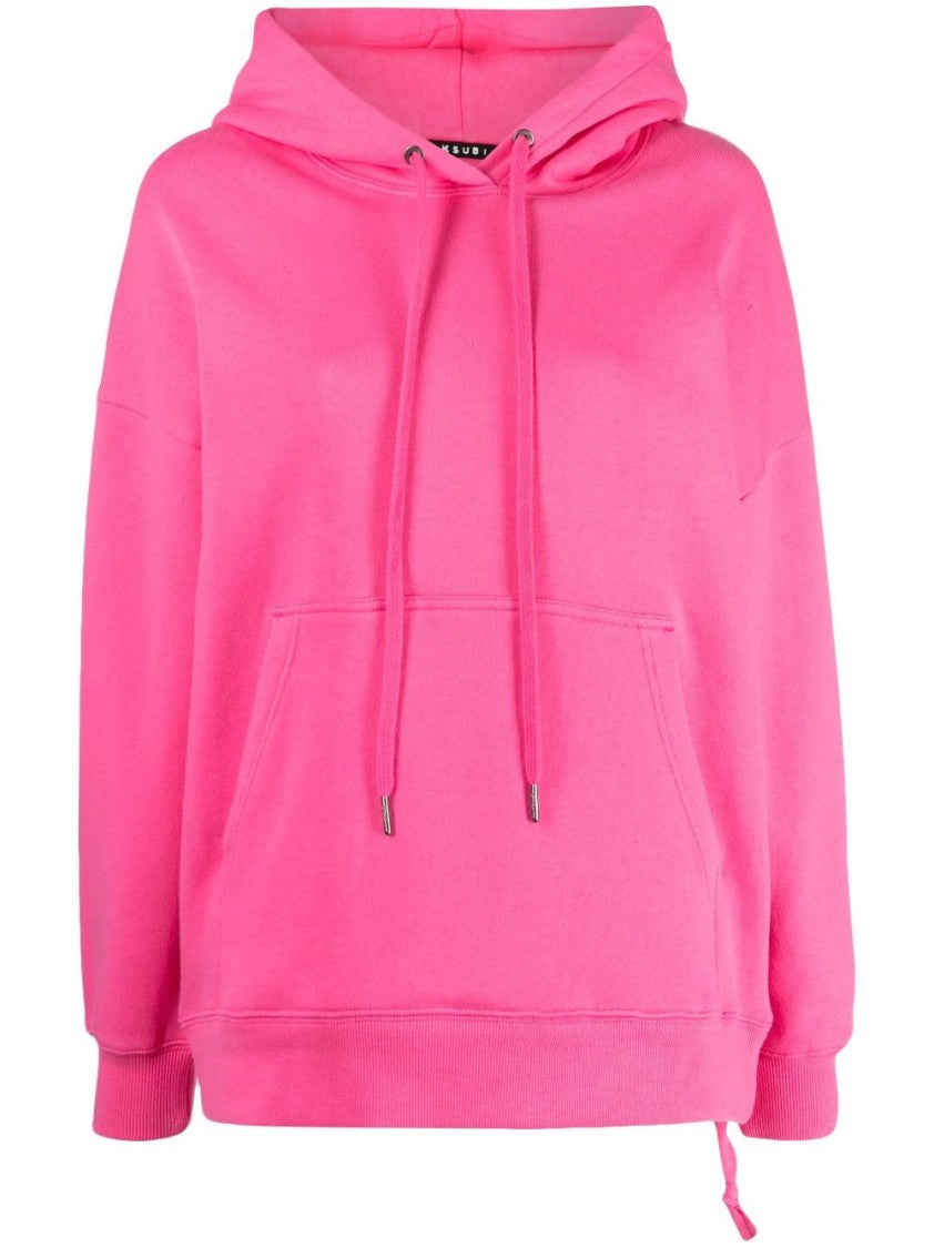 Ksubi Spacious Pink Hoodie With Relaxed Fit
