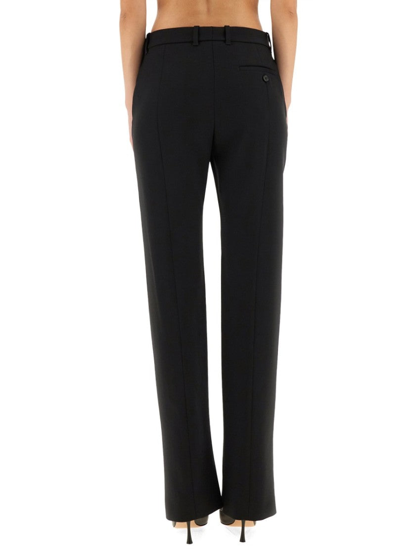 Alexander Mcqueen Wool Gabardine Tailored Formal Pants