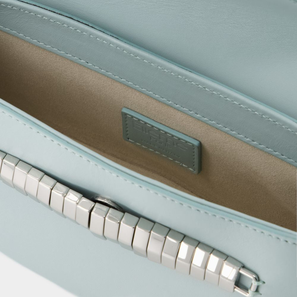 Elleme Eva Hobo Bag  - Turquoise - Leather