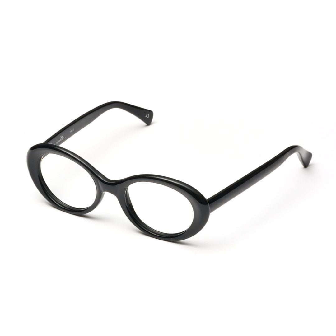 Kador Mina Oval-Frame Sunglasses With Bold Glossy Finish