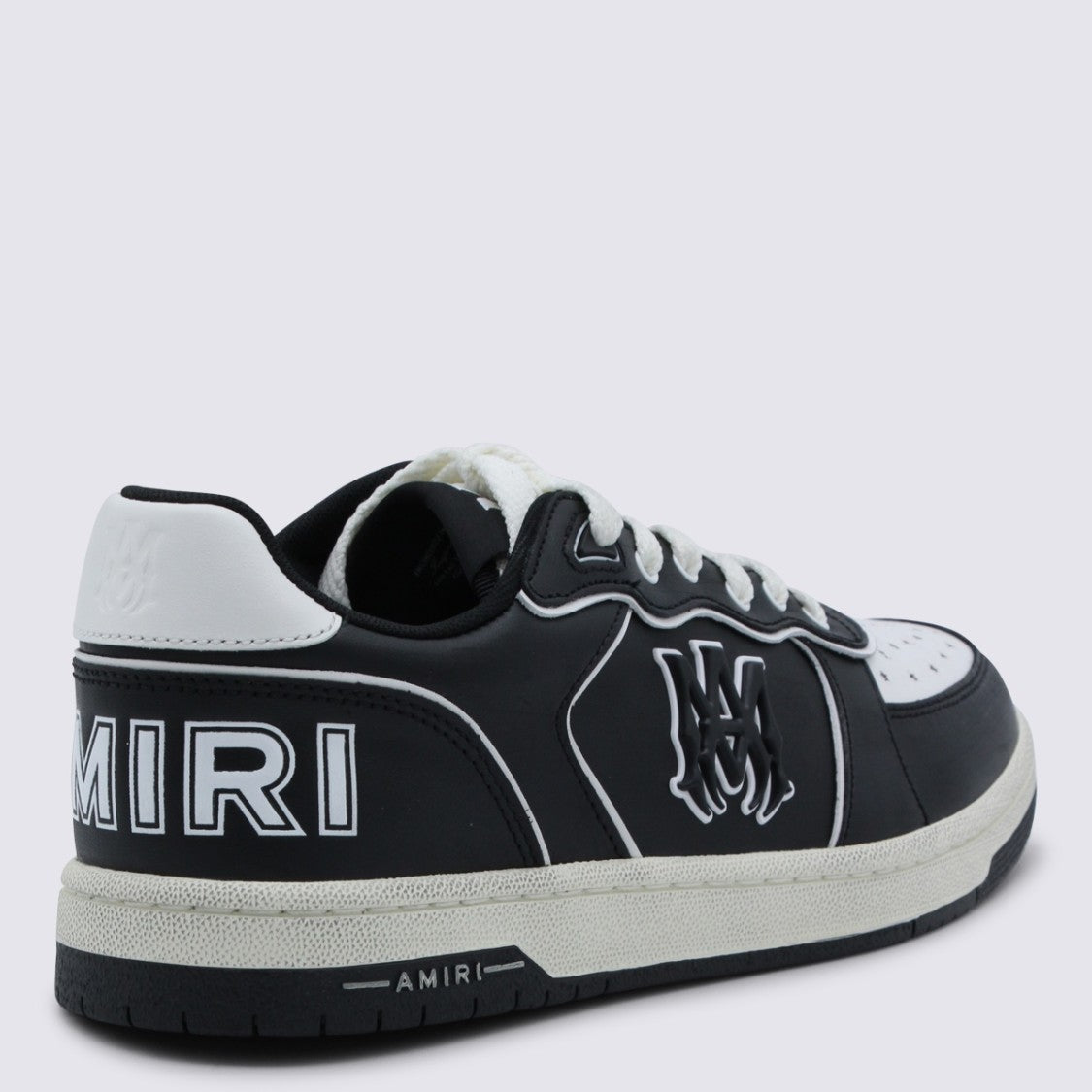 Amiri Black Leather Newport Sneakers