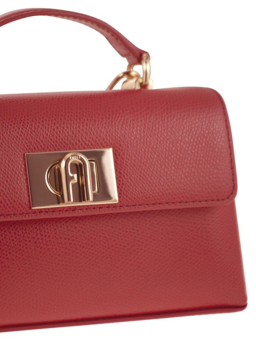Furla Structured Mini Shoulder Bag With Removable Chain Strap