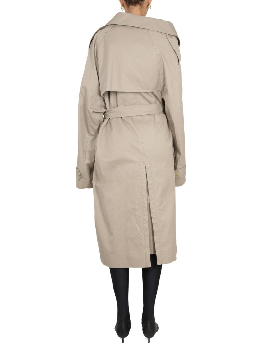 Balenciaga "Off The Shoulder" Trench
