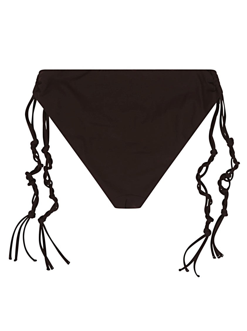 Jil Sander Brown Beachwear With Adjustable Side Ties