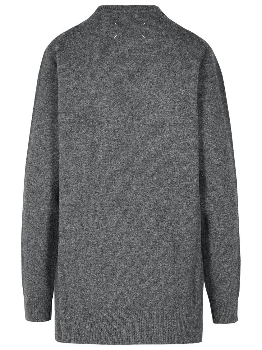 Maison Margiela Over' Grey Wool Sweater
