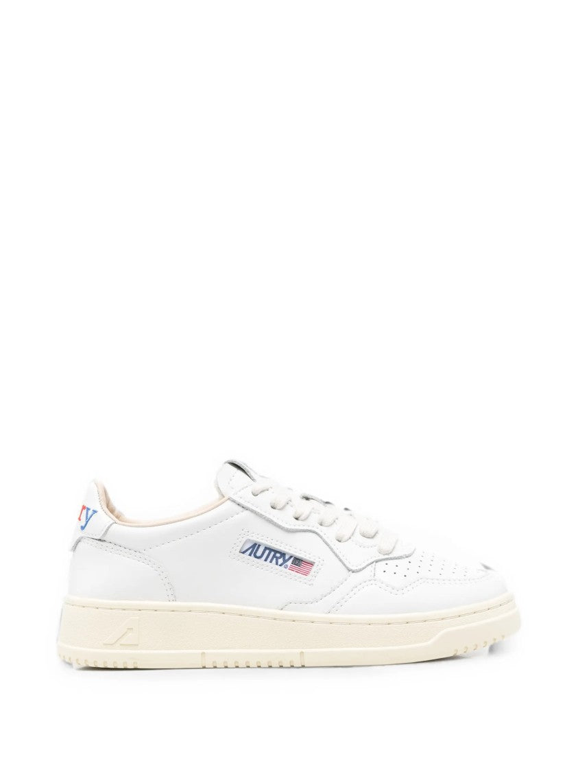 Autry Medalist Low Perforated Leather Sneakers