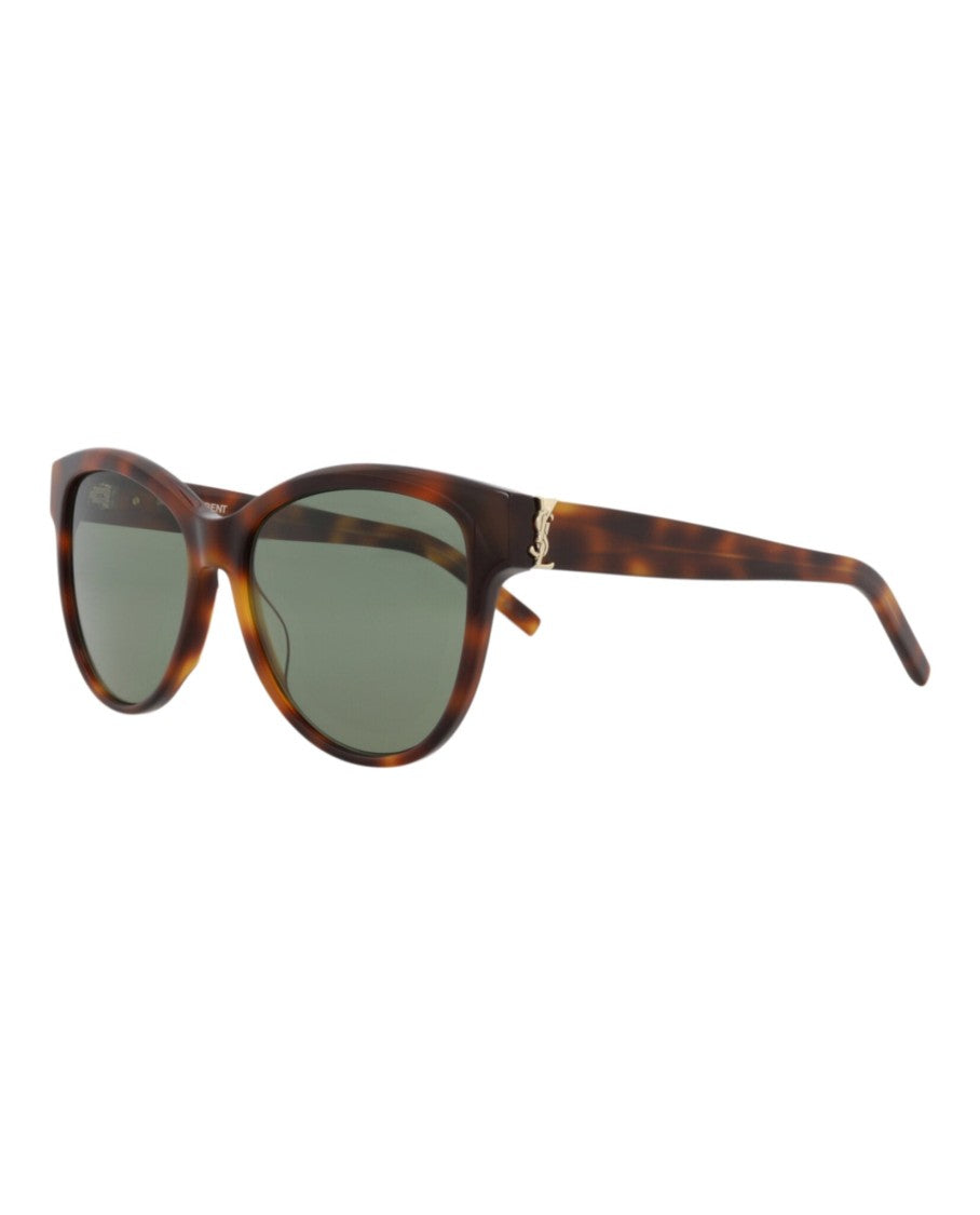 Saint Laurent Round-Frame Recycled Acetate Sunglasses
