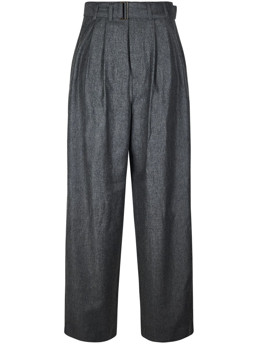 Soeur High-Waisted Wide-Leg Trousers