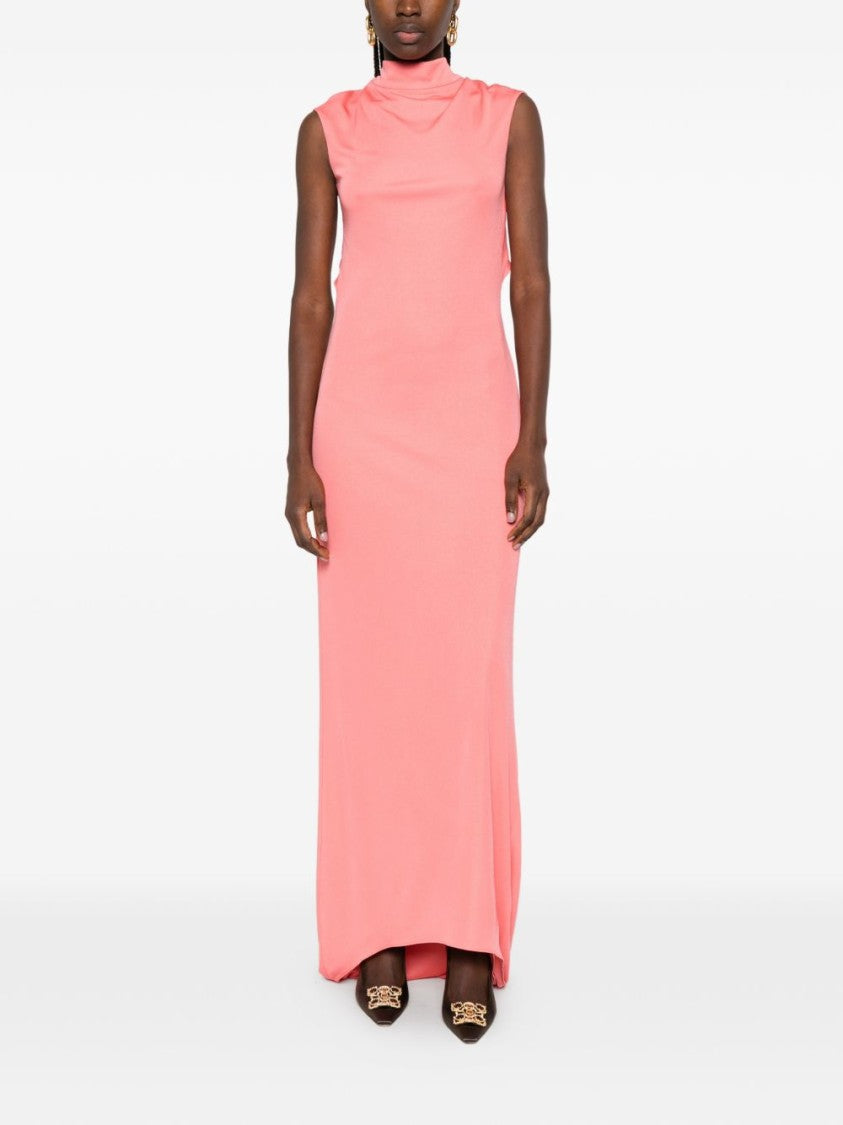 Tom Ford Asymmetric High-Low Train Dress