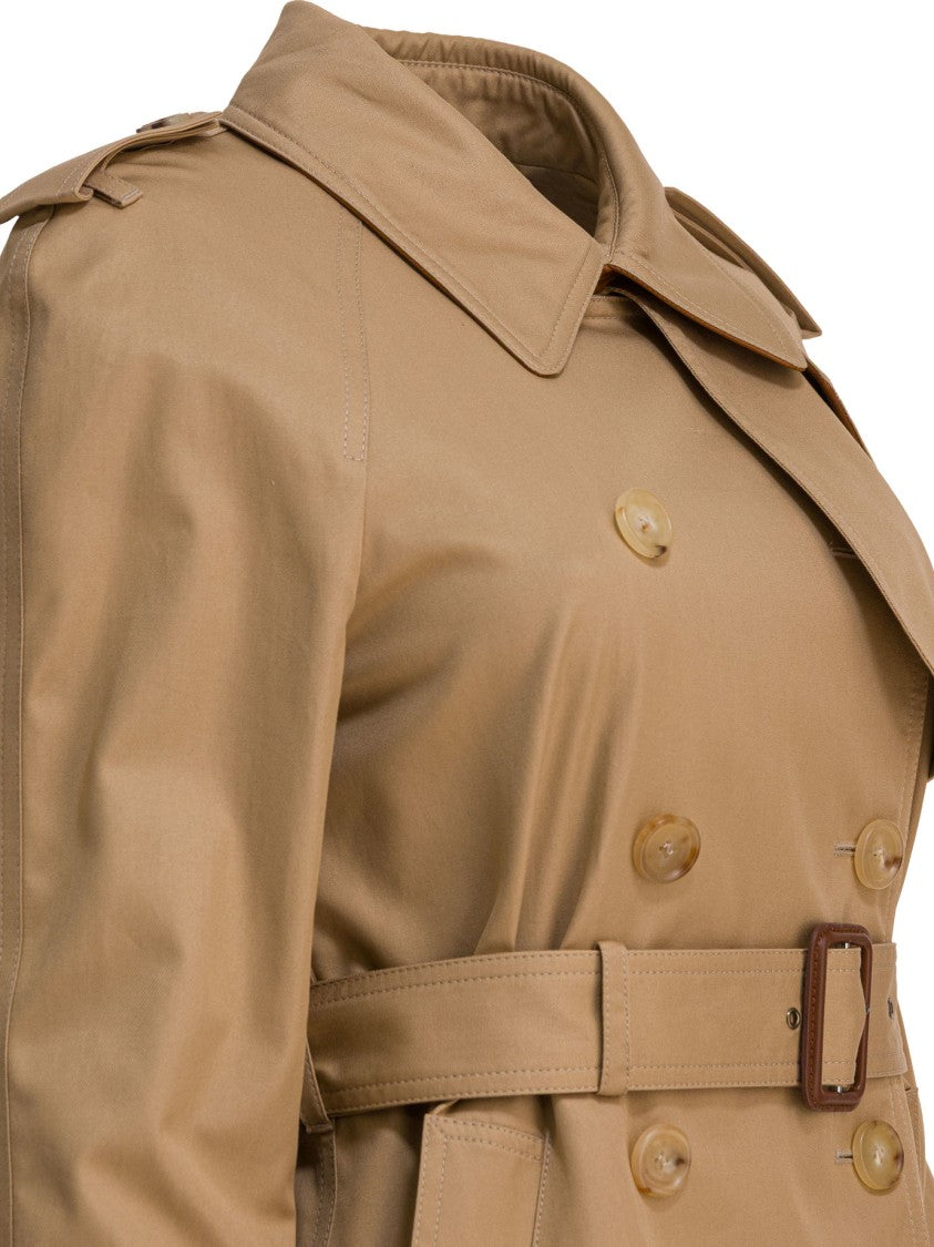 Chloé Short Cotton Gabardine Trench Coat