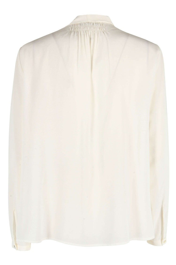 Kiltie Silk Crepe De Chine Shirt