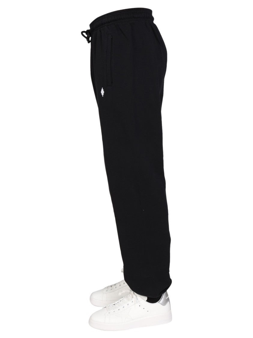 Marcelo Burlon Relaxed Fit Black Sweatpants