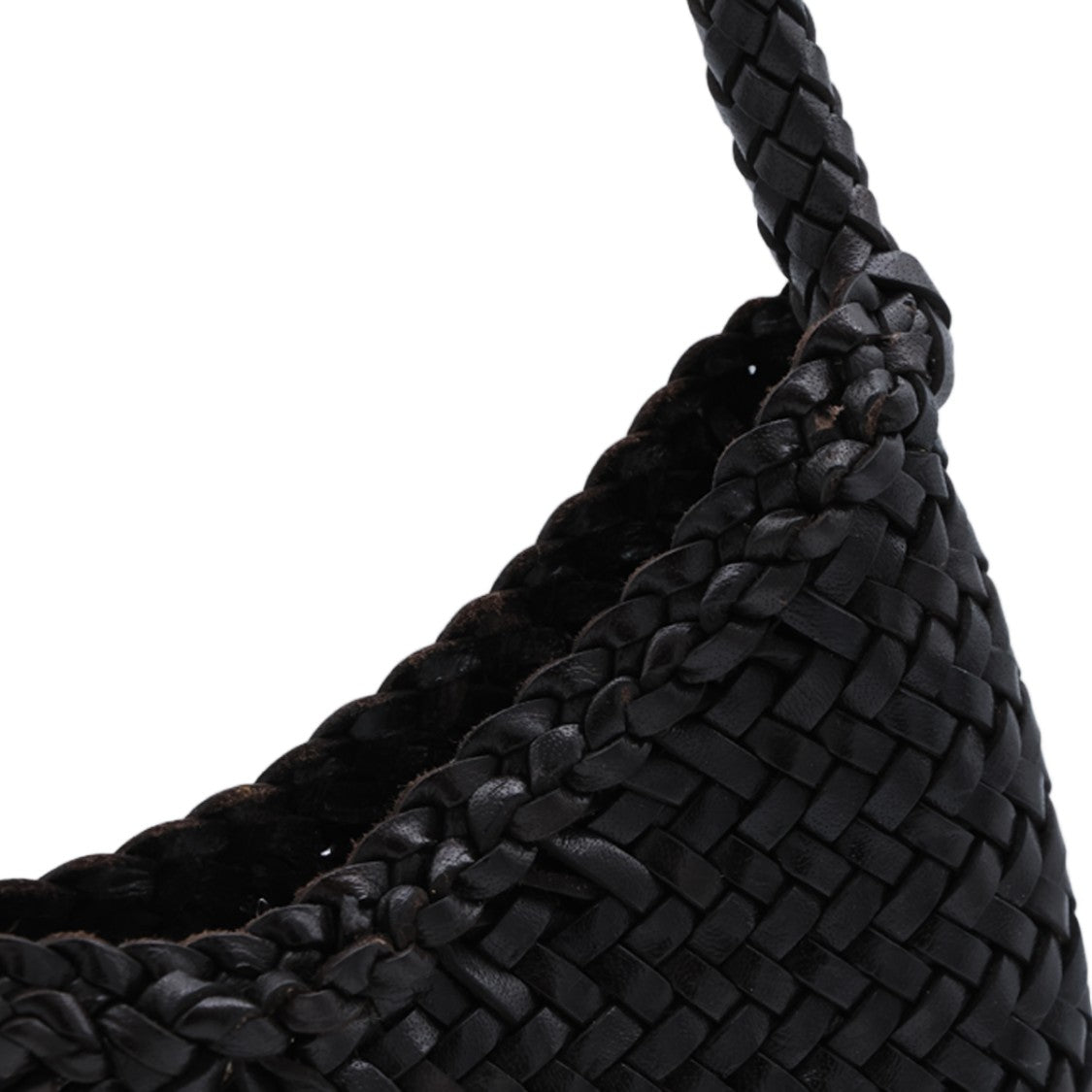 Dragon Diffusion Crescent-Shaped Woven Bag With Braided Strap