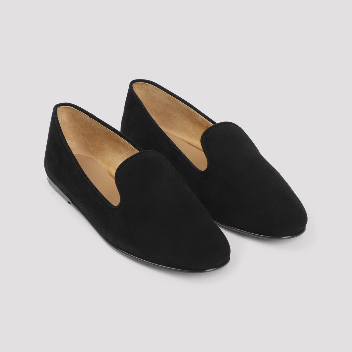 The Row Black Loafers With Pointed Toe