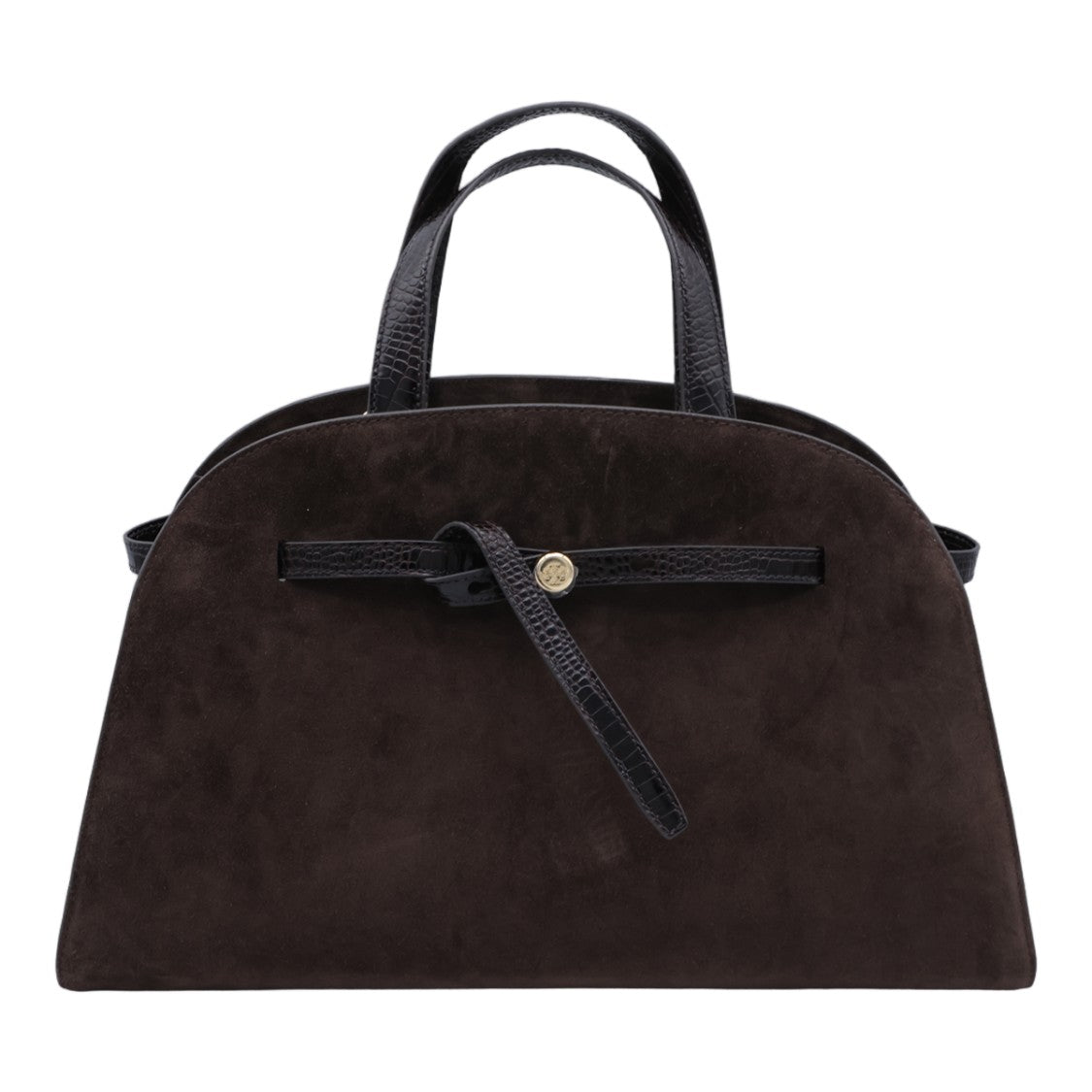 Tory Burch Textured Accent Structured Dome Handbag