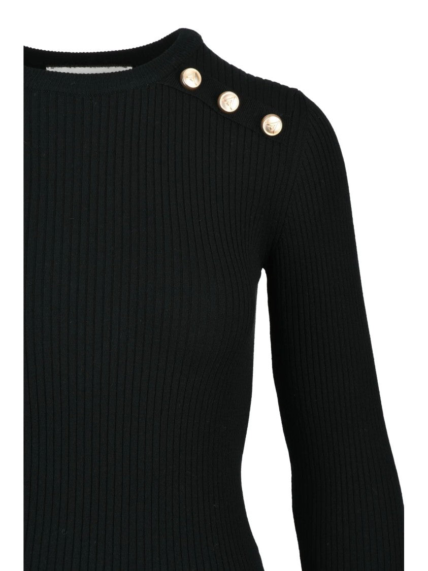Akep Black Viscose Polyamide Elastomultiester Top