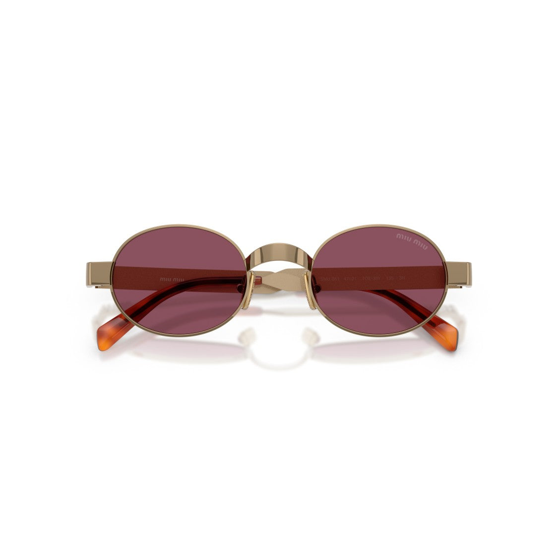 Miu Miu 0Mu B51s Oval Frame Sunglasses