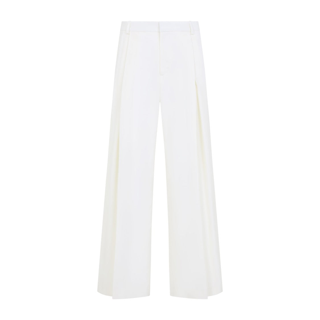 Casablanca White Wool Luxurious Fit Trousers