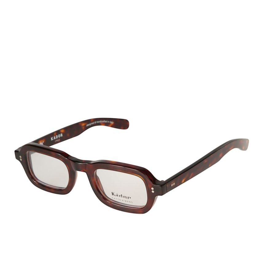 Kador Roky Tortoiseshell Rectangle Frame Eyeglasses With Glossy Finish