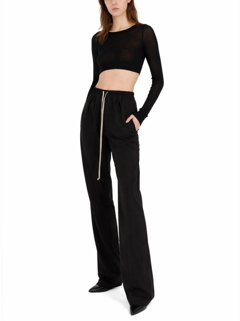 Rick Owens Sheer Semi-Transparent Cropped Top