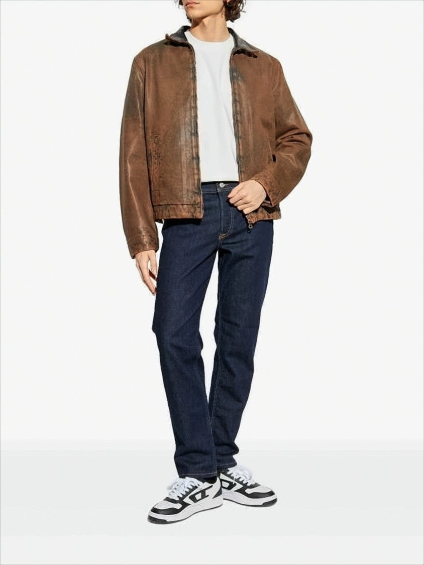 Diesel Dark Indigo Straight-Leg Denim Pants